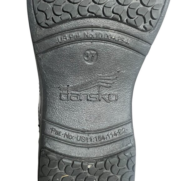 Dansko XP 2.0 Professional Clogs US 6.5 EU 37 Black Leather Comfort Slip On Shoe - Picture 7 of 9